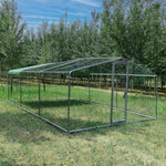 Parc à Poules - Enclos 18m² Ø38mm 6x3x2,25m - Acier Galvanisé